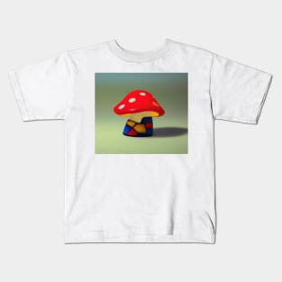 Mushroom Figurine Kids T-Shirt